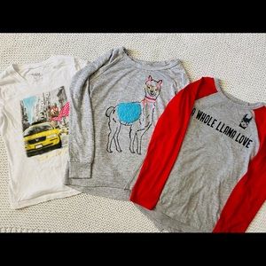 Girls Llama bundle Size 7/8